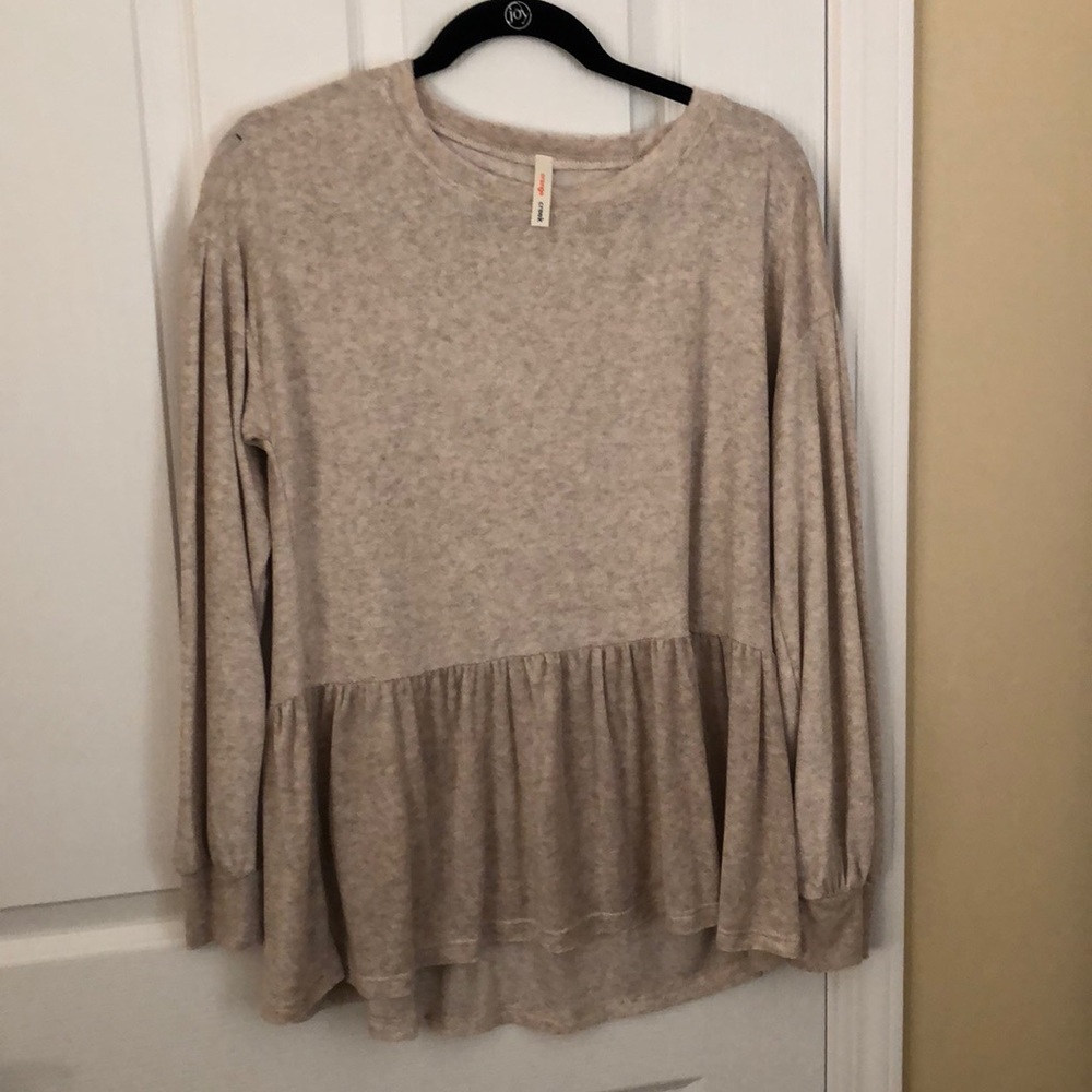 New without tags- Beige Sweater
